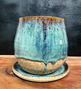 Blue Amber Planter