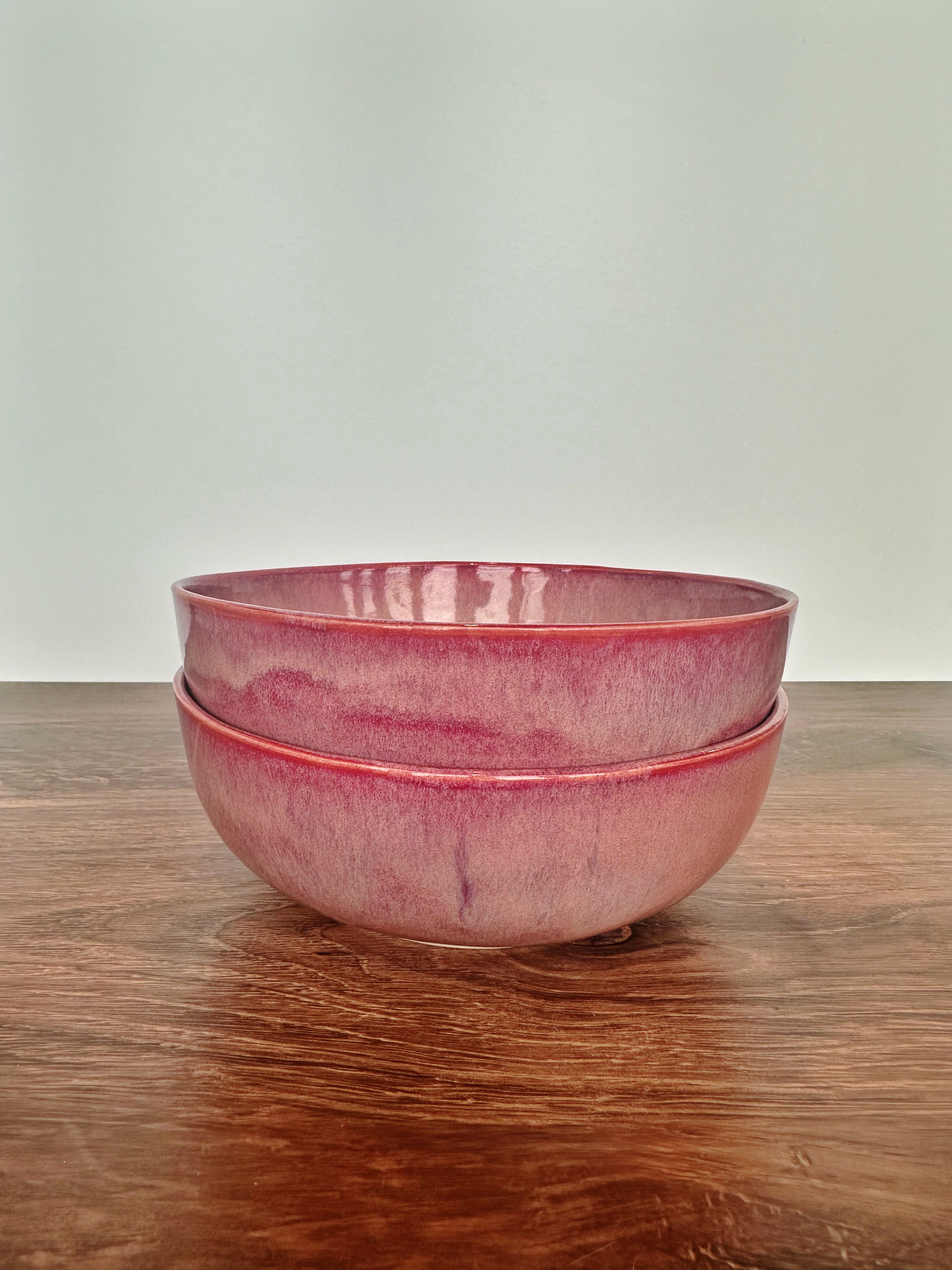 Cerise Dinner Bowls