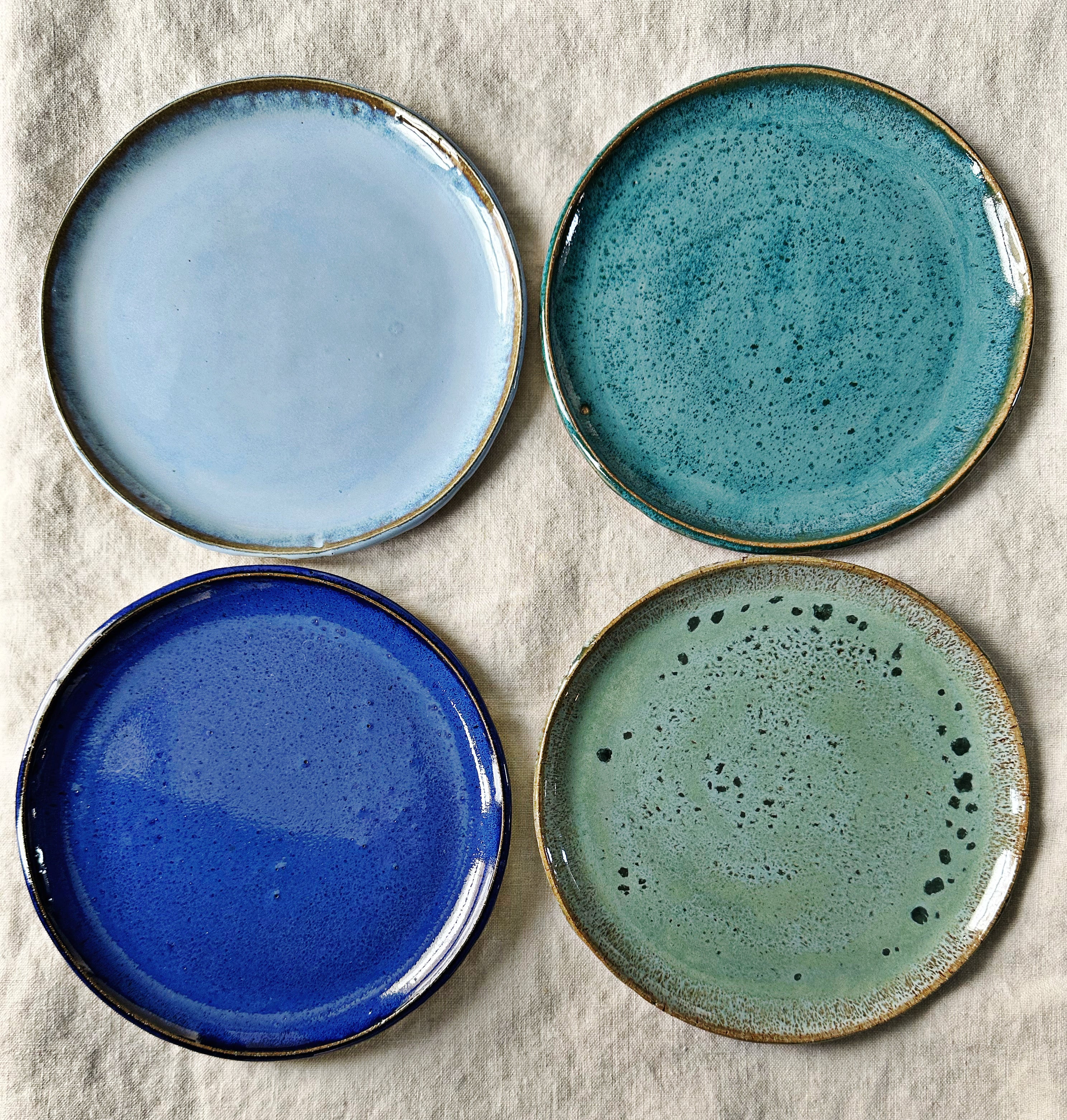 Cocktail Plates - Set of 4