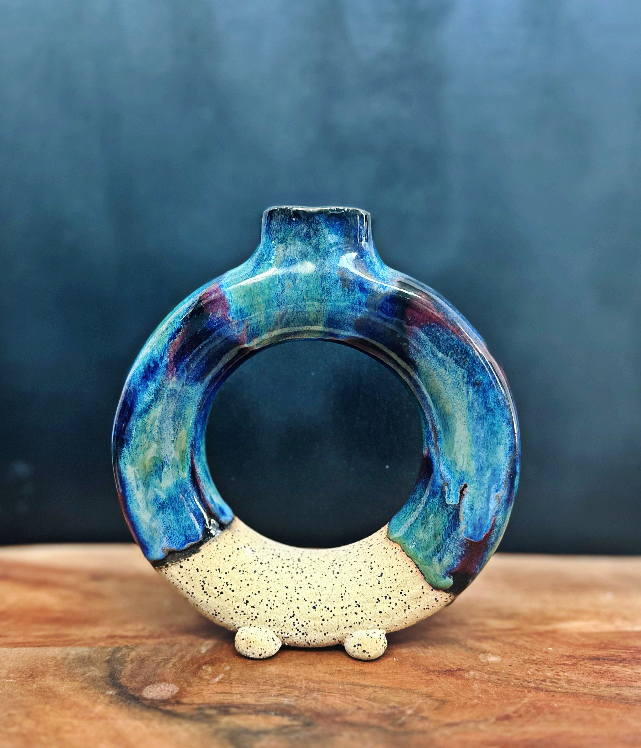 Galaxy Donut Vase