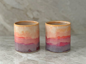 Sunset Square Tumblers (set of 2)