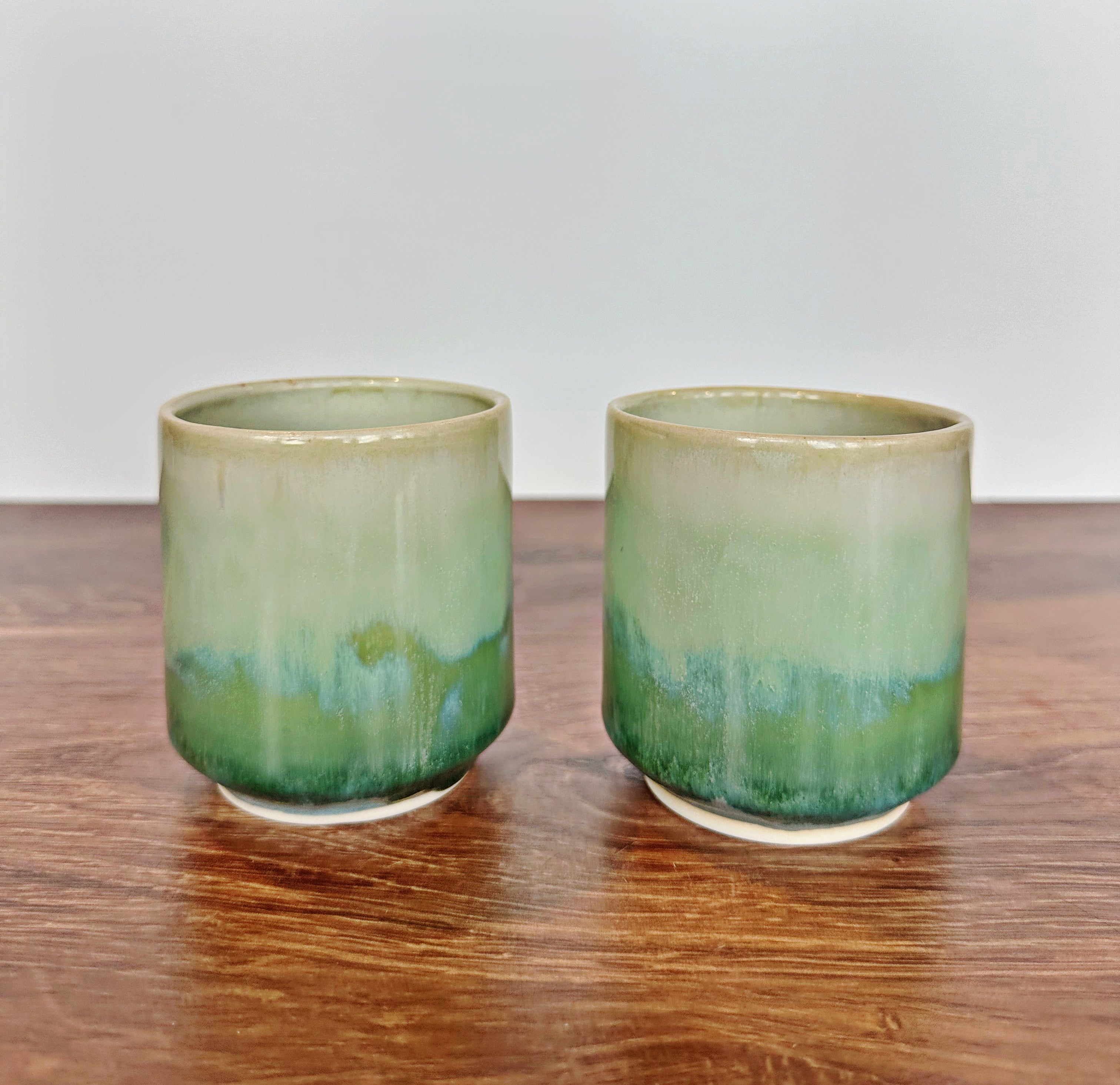 Ocean Beveled Tumblers (set of 2)