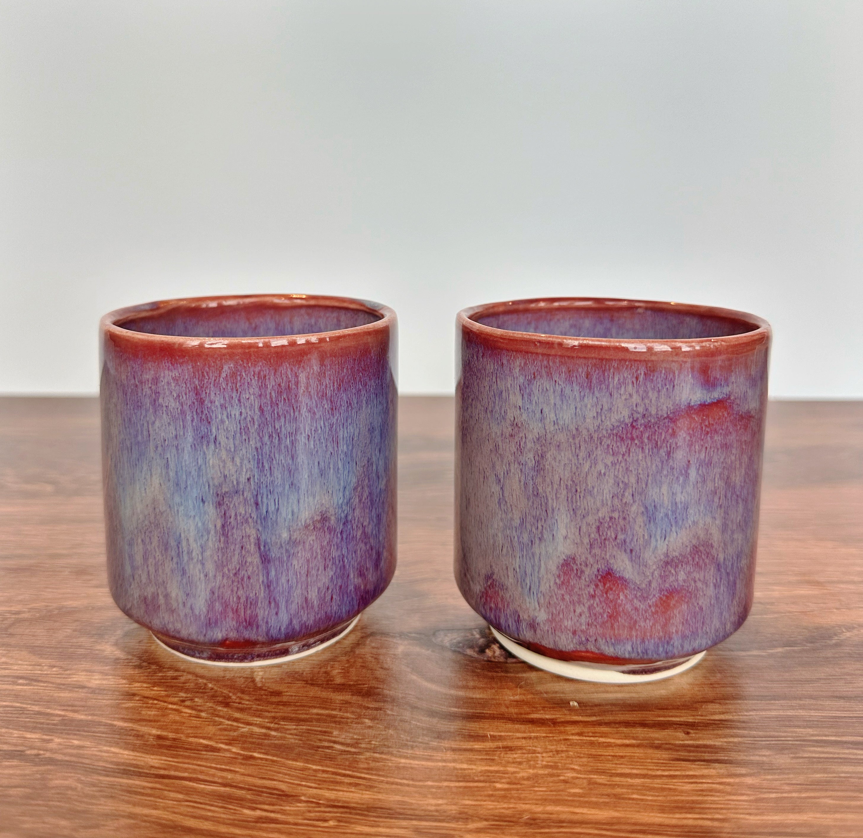 Purple Mist Beveled Tumblers (set of 2)