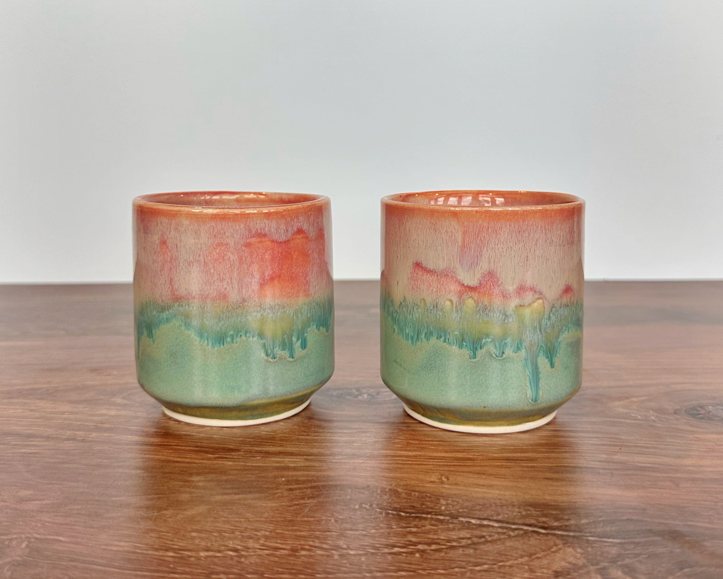 Sunrise Beveled Tumblers (set of 2)