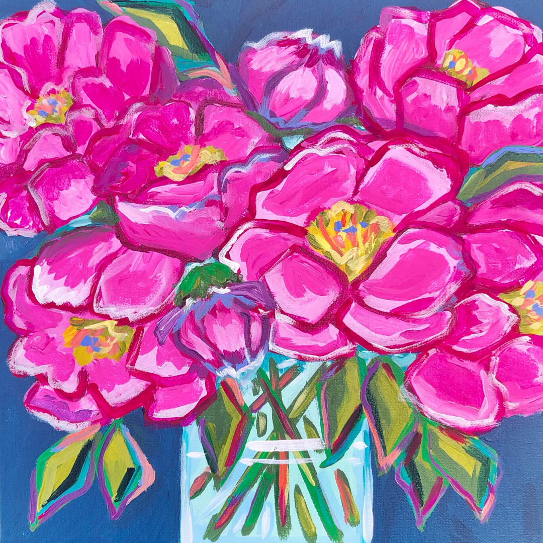 A Peony For Your Thoughts? - 12x12