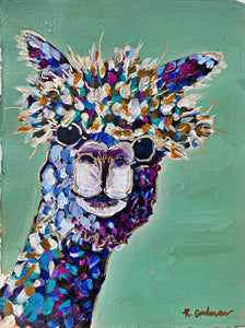 Rosie the Alpaca - 8x10 {paper}