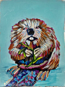 Olly the Beaver - 8x10 {paper}