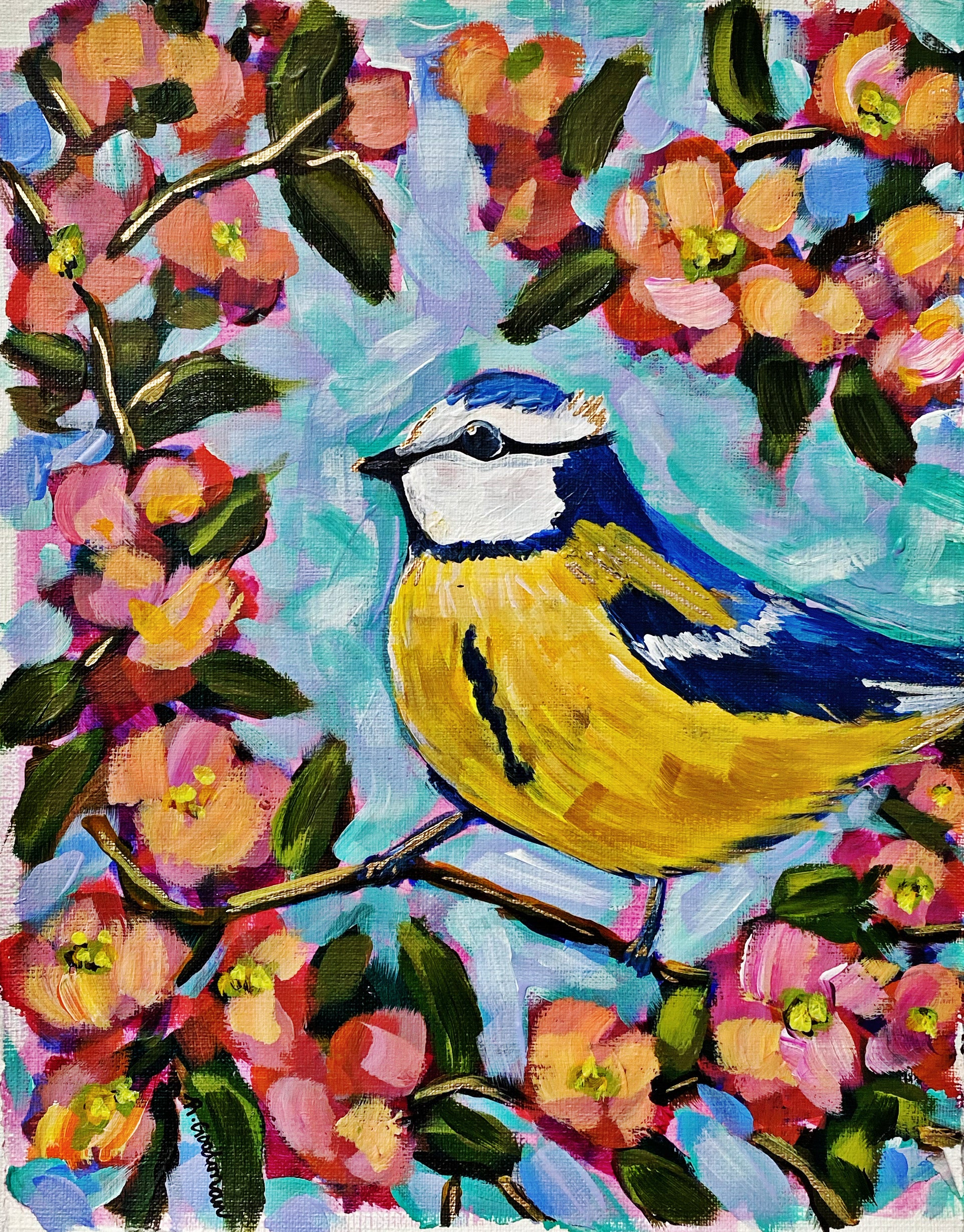 Megan the Great Tit - 8x10 {paper}