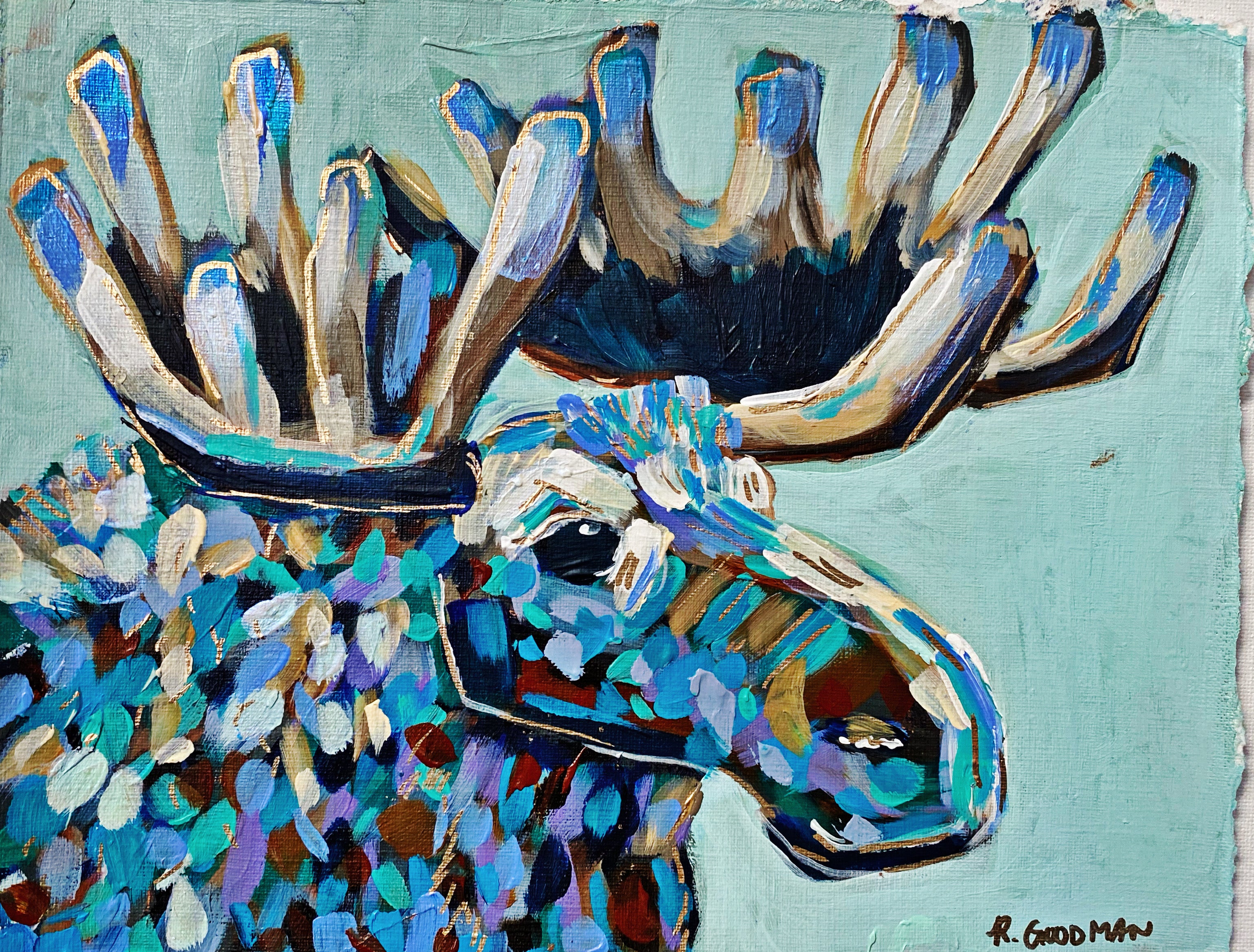 Maurice the Moose - 8x10 {paper}