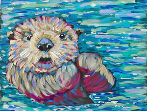 Oscar the Otter - 8x10 {paper}