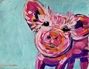 Simon the Pig - 8x10 {paper}