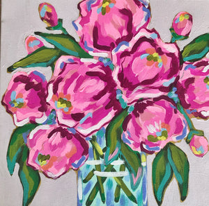 You're the Peony One For Me - 12x12